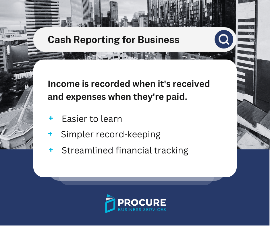 Cash Reporting for Business